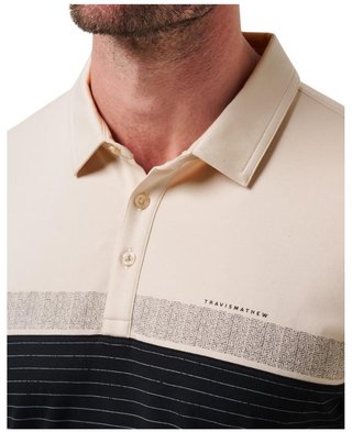 Travis Mathew Hang Glide polo da uomo, italian sand