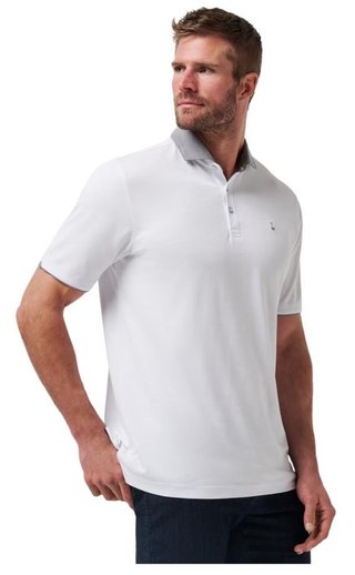 Travis Mathew Reservation Number polo da uomo, bianco