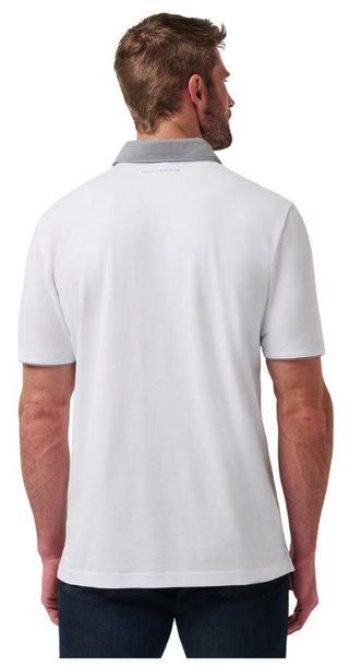 Travis Mathew Reservation Number polo da uomo, bianco