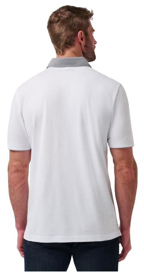 Travis Mathew Reservation Number polo da uomo, bianco