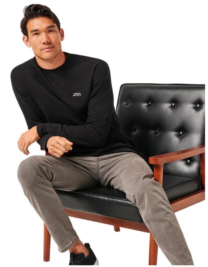 Travis Mathew Man About Town felpa uomo, nera
