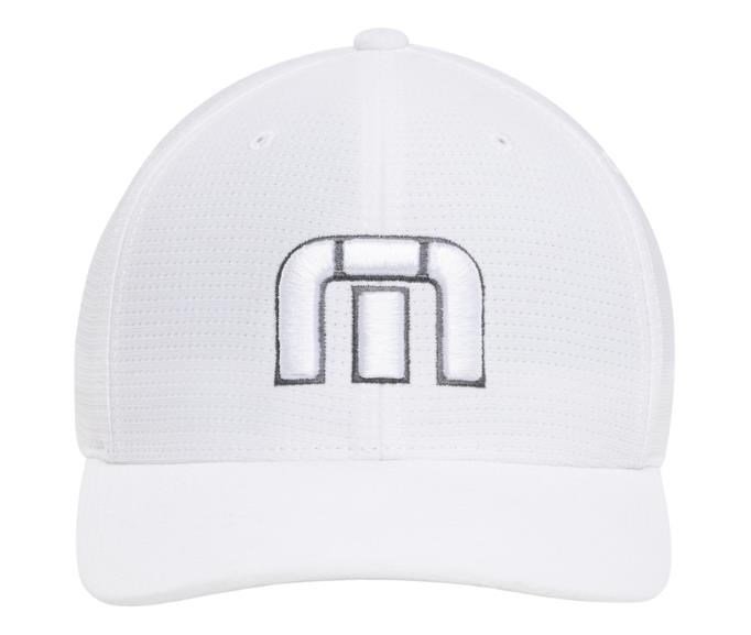 Travis Mathew B-Bahamas Fitted cappellino da uomo, bianco