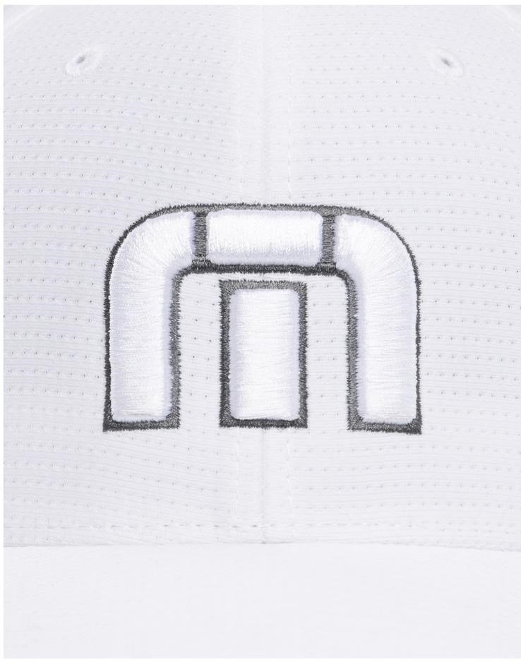 Travis Mathew B-Bahamas Fitted cappellino da uomo, bianco
