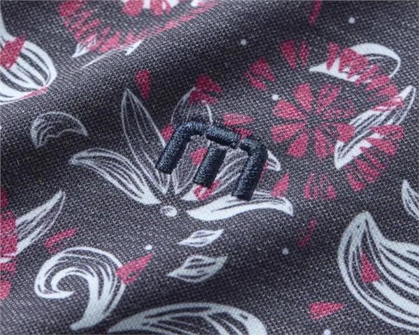 Travis Mathew FEATHERWEIGHT FLOURISH polo da uomo, mood indigo/vintage indigo