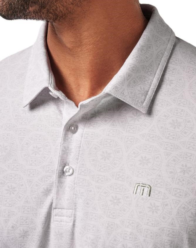 Travis Mathew Free Passage polo da uomo, bianco