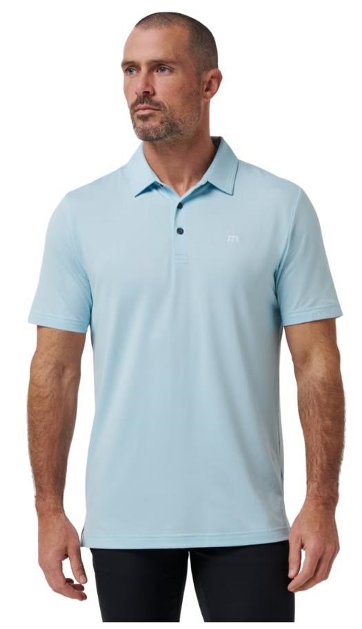 Travis Mathew Featherweight polo da uomo, cory blue