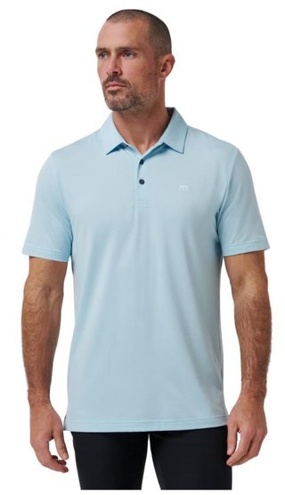 Travis Mathew Featherweight polo da uomo, cory blue