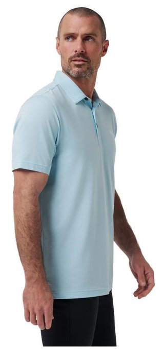 Travis Mathew Featherweight polo da uomo, cory blue