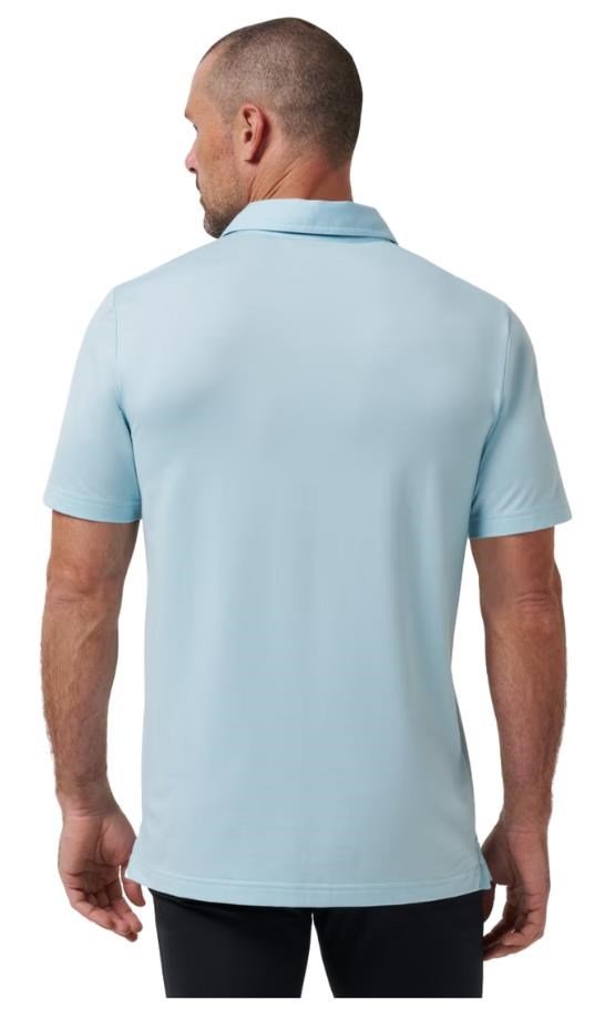 Travis Mathew Featherweight polo da uomo, cory blue