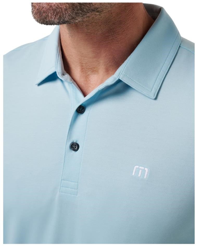 Travis Mathew Featherweight polo da uomo, cory blue