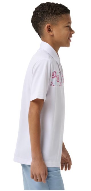 Travis Mathew Good Good Flourish polo junior, bianco