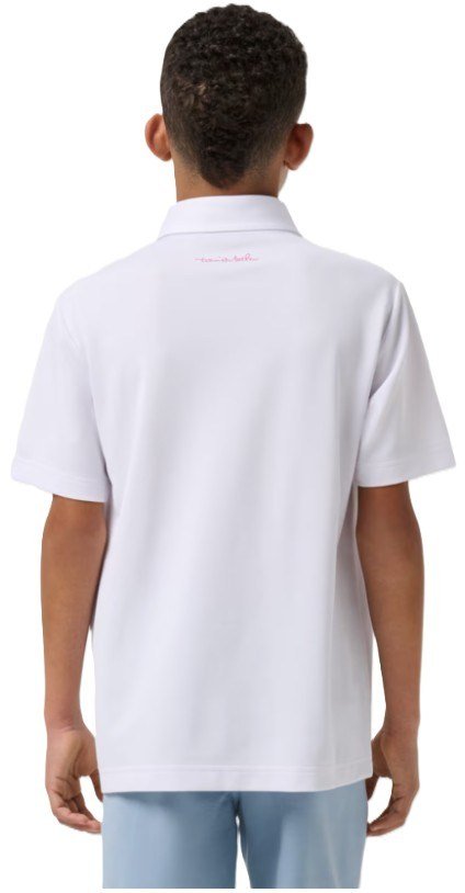 Travis Mathew Good Good Flourish polo junior, bianco
