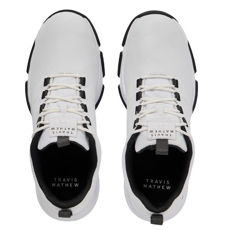 Travis Mathew The Ringer II scarpe da golf uomo, bianche