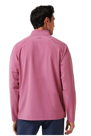 Travis Mathew Air Tram Quarter Zip felpa da uomo, rose wine