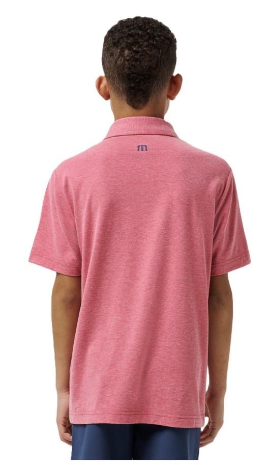 Travis Mathew FINAL CALL polo junior, rose wine
