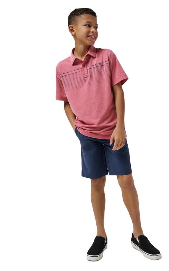 Travis Mathew FINAL CALL polo junior, rose wine