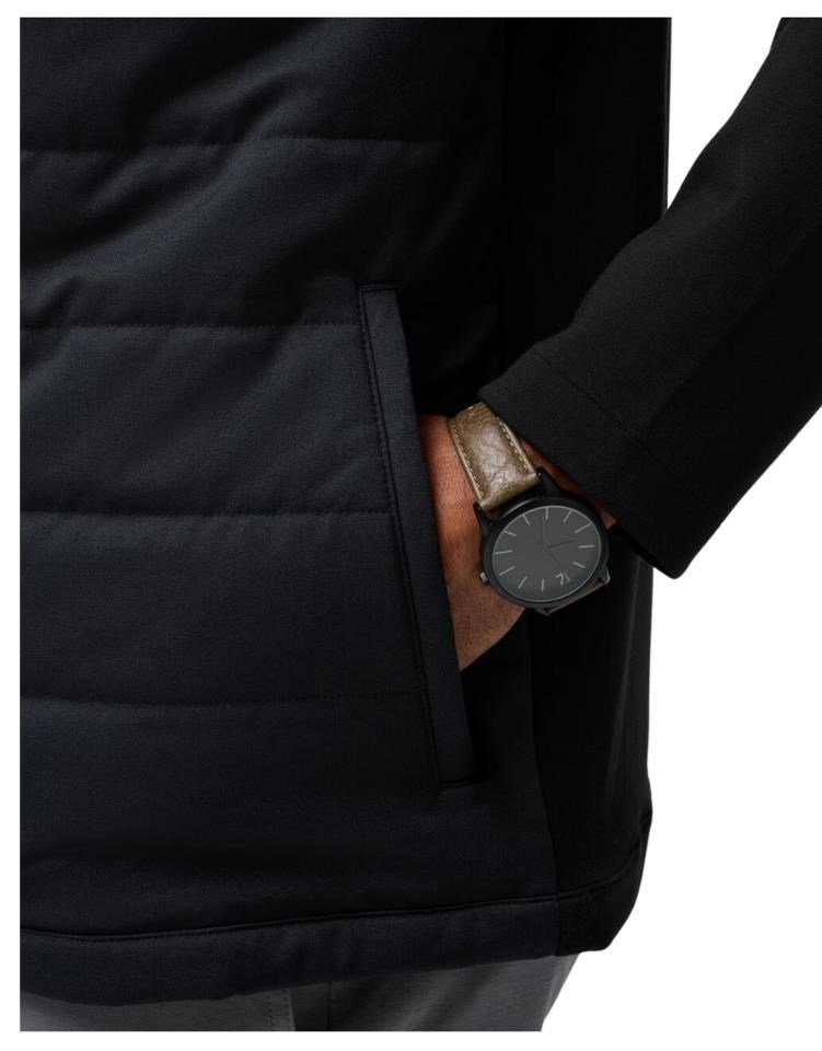 Travis Mathew Point of Sail Full Zip giacca da uomo, nera