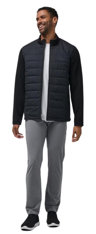 Travis Mathew Point of Sail Full Zip giacca da uomo, nera