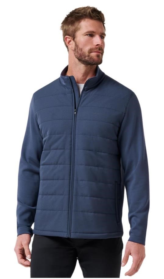 Travis Mathew Point of Sail Full-Zip giacca da uomo, mood indigo