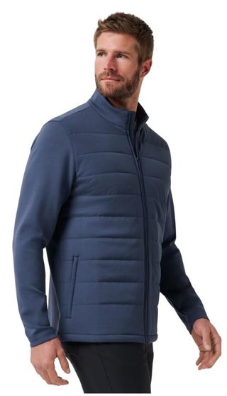Travis Mathew Point of Sail Full-Zip giacca da uomo, mood indigo