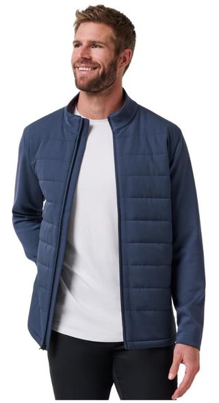Travis Mathew Point of Sail Full-Zip giacca da uomo, mood indigo