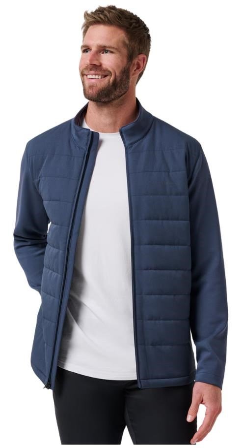 Travis Mathew Point of Sail Full-Zip giacca da uomo, mood indigo