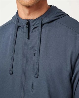 Travis Mathew Deepspace Full Zip felpa con zip da uomo, mood indigo/vintage indigo