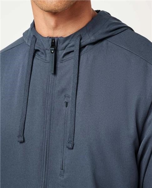 Travis Mathew Deepspace Full Zip felpa con zip da uomo, mood indigo/vintage indigo