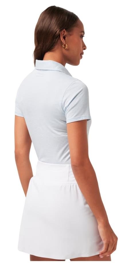 Travis Mathew Featherweight Active polo da donna, heather kentucky blue