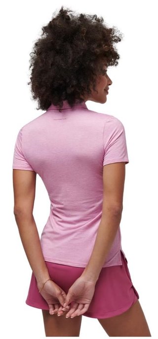 Travis Mathew Featherweight Active polo da donna, heather red violet