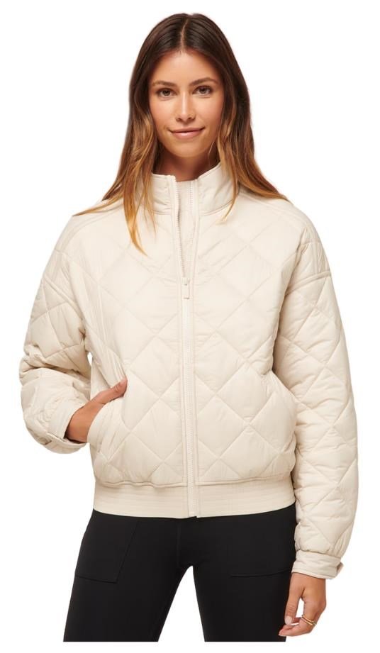 Travis Mathew Lights at Night Quilted giacca da donna, pumice stone
