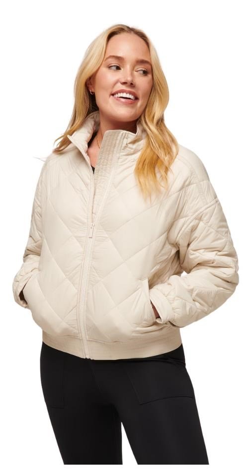 Travis Mathew Lights at Night Quilted giacca da donna, pumice stone