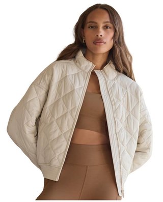 Travis Mathew Lights at Night Quilted giacca da donna, pumice stone