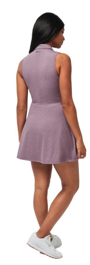 Travis Mathew Moveknit Sleeveless donna abito, heather moonscape