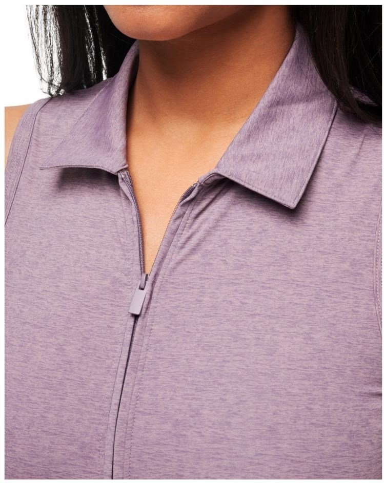 Travis Mathew Moveknit Sleeveless donna abito, heather moonscape