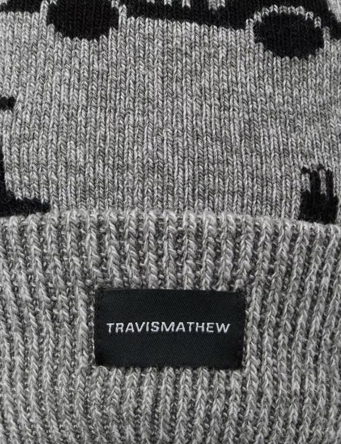 Travis Mathew Mapes berretto invernale da uomo, heather grey