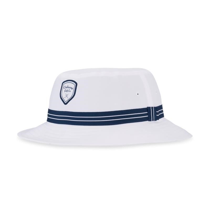Callaway Bucket Hat cappello da uomo, bianco/navy