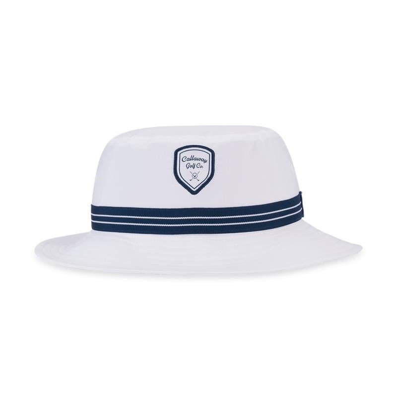 Callaway Bucket Hat cappello da uomo, bianco/navy