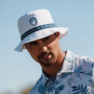Callaway Bucket Hat cappello da uomo, bianco/navy