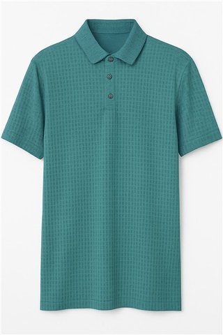 Oakley Grid Camo polo da uomo, aop monogram pacific