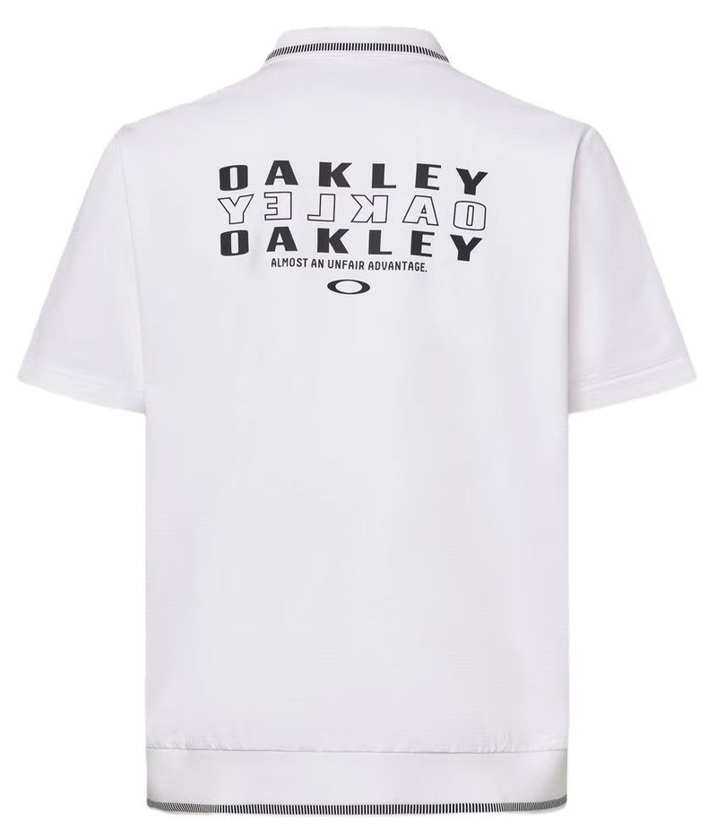 Oakley O-Sync Pack Abstract Hem polo da uomo, bianco