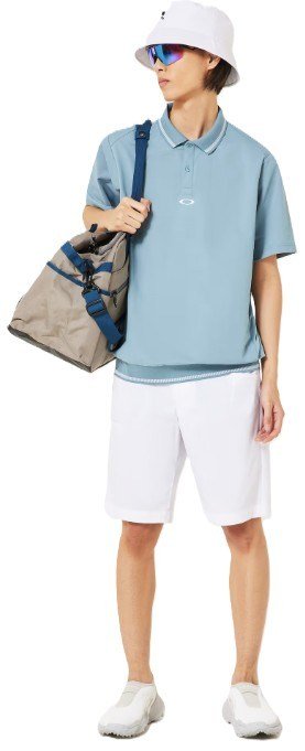 Oakley O-Sync Pack Abstract Hem polo da uomo, blue ice
