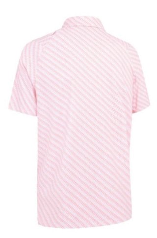 Callaway Twill Print polo uomo, strawberry pink