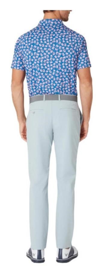 Callaway Crab Novelty Print polo da uomo, galaxy blue