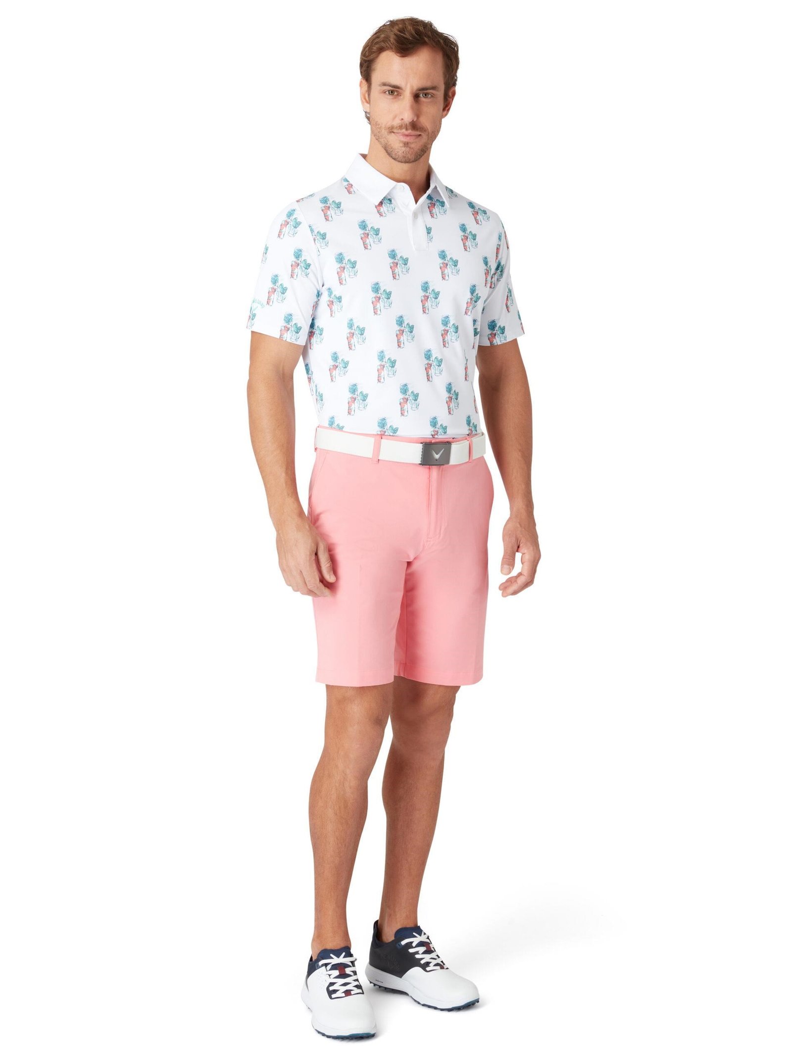 Callaway 19th Hole polo uomo, bright white