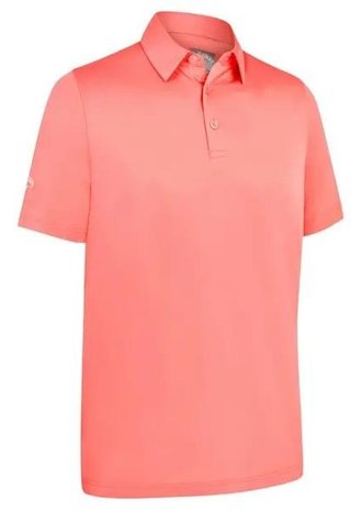 Callaway Swing Tech Tour Fit Solid polo da uomo, strawberry pink