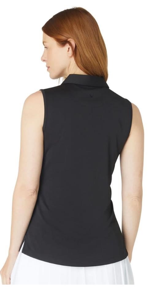 Callaway Tournament Sleeveless polo da donna, caviar