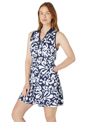 Callaway Abstract Floral donna abito, peacoat