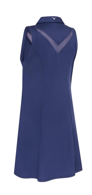 Callaway Flounce Dress with Mesh vestito da donna, peacoat
