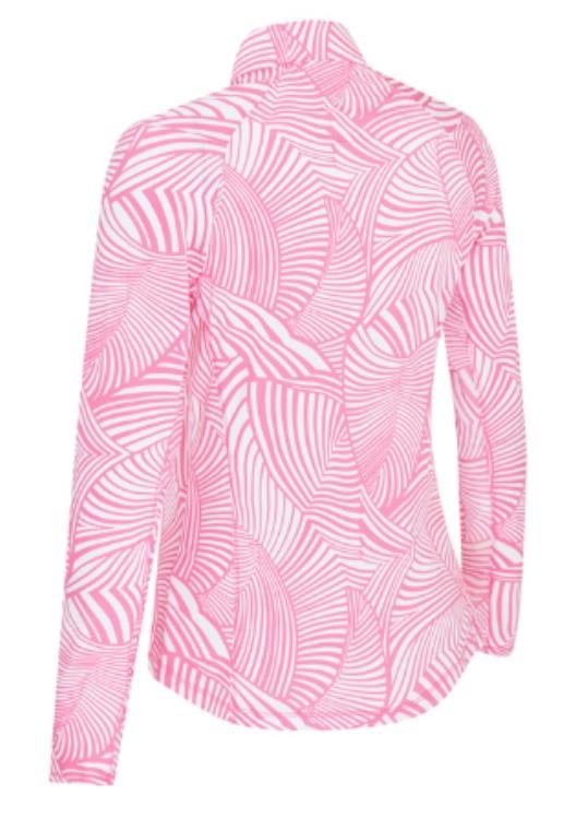 Callaway Stencil Floral felpa donna, cheeky pink